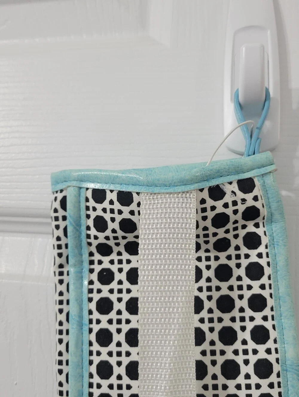 New Aqua Trim Patterned Tennis Raquet Cover